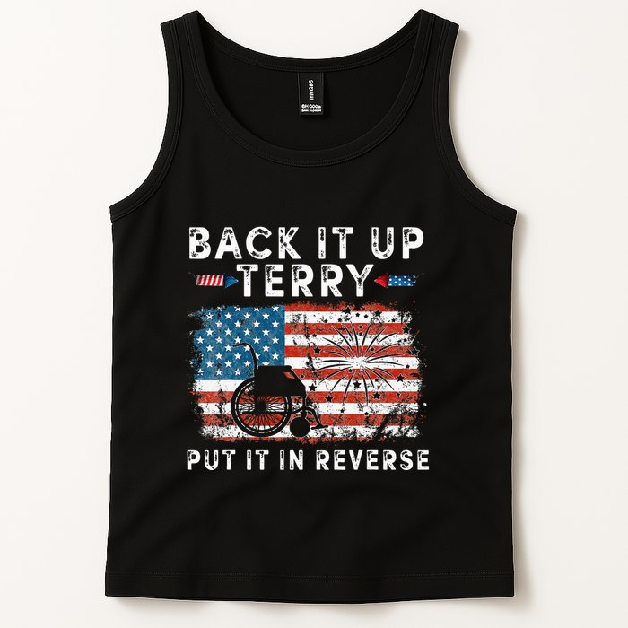 Back Up Terry Put It In Reverse Firework Funny 4th Of July Tank Top