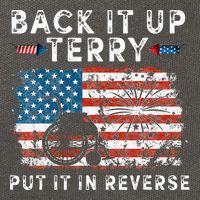Back Up Terry Put It In Reverse Firework Funny 4th Of July Cotton Canvas Backpack
