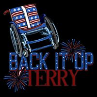 Back Up Terry Put It In Reverse Firework 4th Of July Groovy 16oz Travel Tumbler