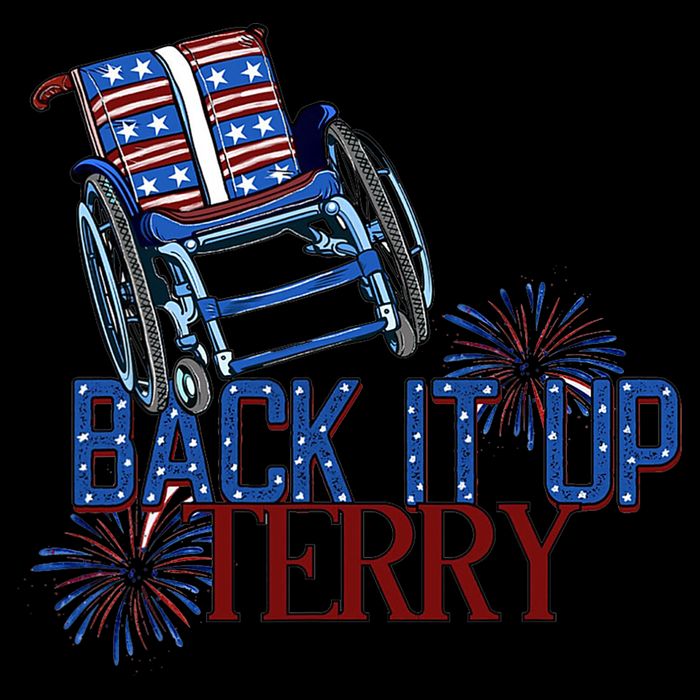 Back Up Terry Put It In Reverse Firework 4th Of July Groovy 16oz Travel Tumbler