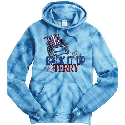 Back Up Terry Put It In Reverse Firework 4th Of July Groovy Tie Dye Hoodie