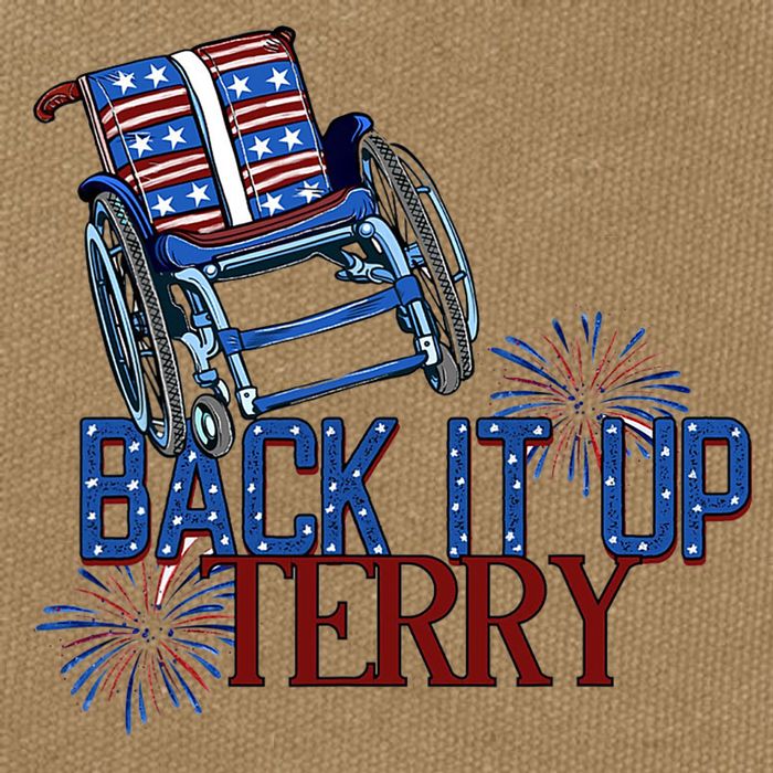 Back Up Terry Put It In Reverse Firework 4th Of July Groovy Cotton Canvas Backpack