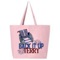 Back Up Terry Put It In Reverse Firework 4th Of July Groovy 25L Jumbo Tote