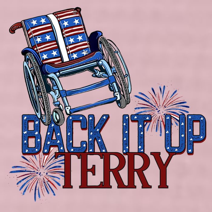 Back Up Terry Put It In Reverse Firework 4th Of July Groovy 25L Jumbo Tote