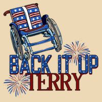 Back Up Terry Put It In Reverse Firework 4th Of July Groovy Drawstring Bag