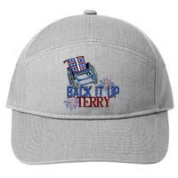 Back Up Terry Put It In Reverse Firework 4th Of July Groovy 7-Panel Snapback Hat