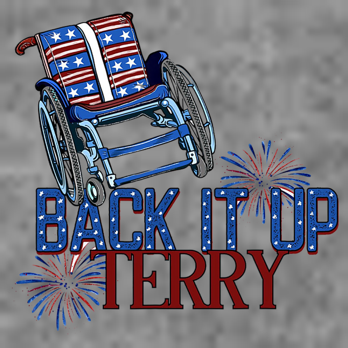 Back Up Terry Put It In Reverse Firework 4th Of July Groovy 7-Panel Snapback Hat