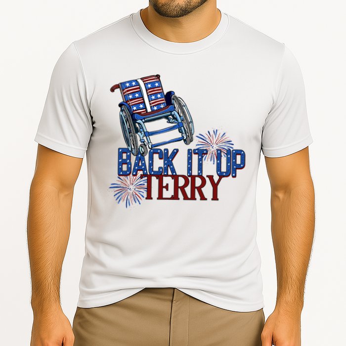 Back Up Terry Put It In Reverse Firework 4th Of July Groovy Performance Shirt