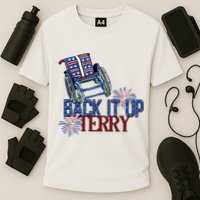 Back Up Terry Put It In Reverse Firework 4th Of July Groovy Performance Shirt