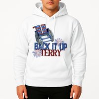 Back Up Terry Put It In Reverse Firework 4th Of July Groovy Hoodie