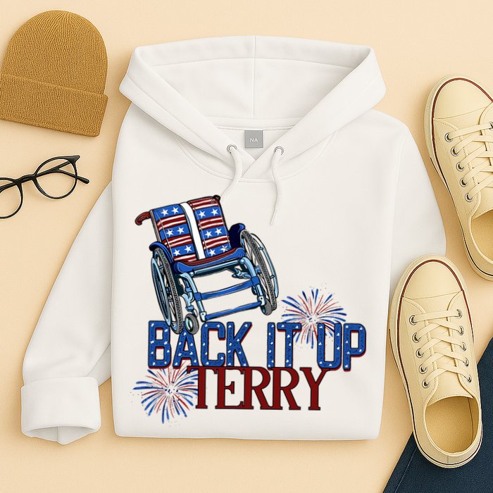 Back Up Terry Put It In Reverse Firework 4th Of July Groovy Hoodie