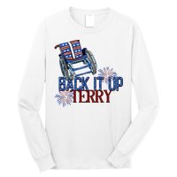 Back Up Terry Put It In Reverse Firework 4th Of July Groovy Long Sleeve Shirt