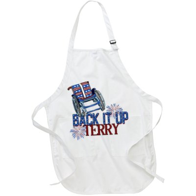 Back Up Terry Put It In Reverse Firework 4th Of July Groovy Apron