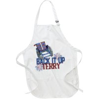 Back Up Terry Put It In Reverse Firework 4th Of July Groovy Apron