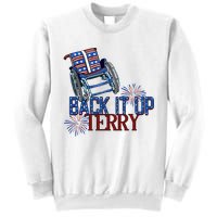 Back Up Terry Put It In Reverse Firework 4th Of July Groovy Sweatshirt