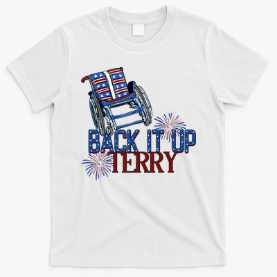 Back Up Terry Put It In Reverse Firework 4th Of July Groovy T-Shirt