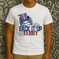 Back Up Terry Put It In Reverse Firework 4th Of July Groovy T-Shirt