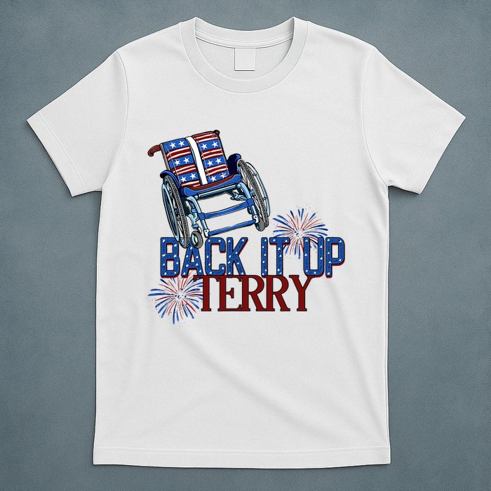 Back Up Terry Put It In Reverse Firework 4th Of July Groovy T-Shirt