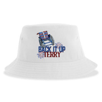 Back Up Terry Put It In Reverse Firework 4th Of July Groovy Sustainable Bucket Hat