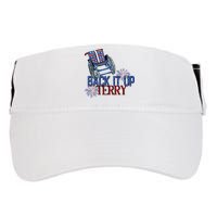 Back Up Terry Put It In Reverse Firework 4th Of July Groovy Adult Drive Performance Visor