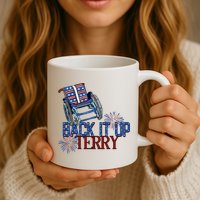 Back Up Terry Put It In Reverse Firework 4th Of July Groovy Mug