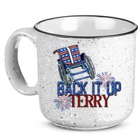 Back Up Terry Put It In Reverse Firework 4th Of July Groovy 15oz Campfire Ceramic Mug