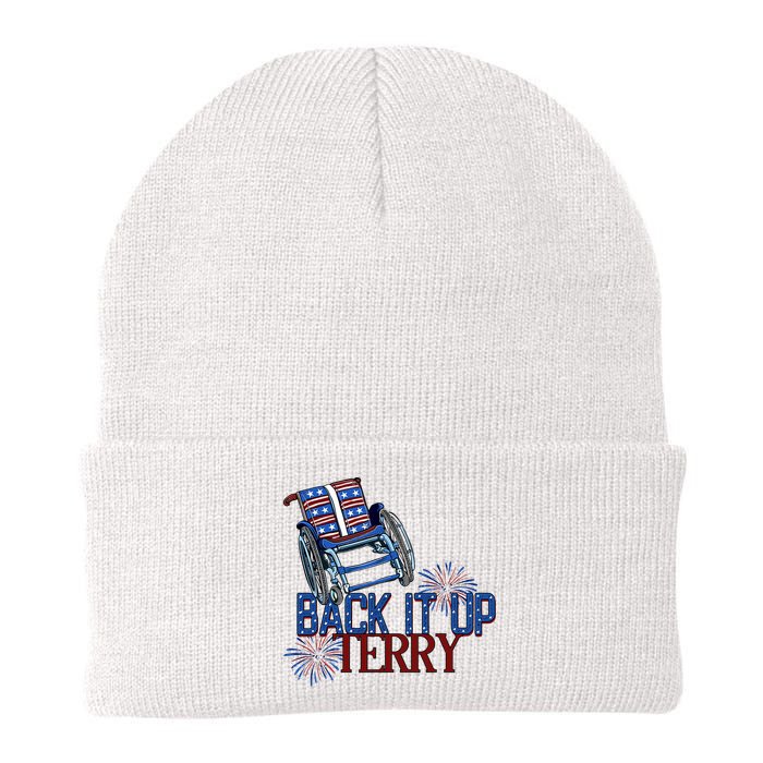 Back Up Terry Put It In Reverse Firework 4th Of July Groovy Beanie