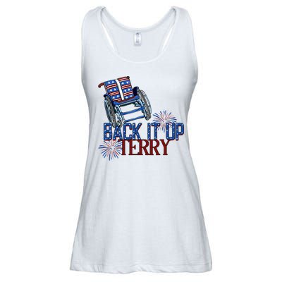 Back Up Terry Put It In Reverse Firework 4th Of July Groovy Ladies Essential Flowy Tank