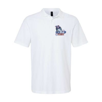 Back Up Terry Put It In Reverse Firework 4th Of July Groovy Polo