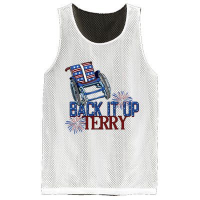 Back Up Terry Put It In Reverse Firework 4th Of July Groovy Mesh Reversible Basketball Jersey Tank