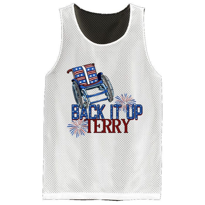 Back Up Terry Put It In Reverse Firework 4th Of July Groovy Mesh Reversible Basketball Jersey Tank