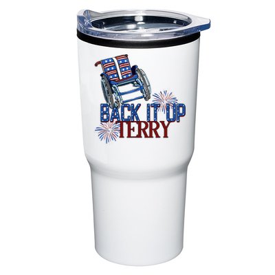 Back Up Terry Put It In Reverse Firework 4th Of July Groovy Tumbler