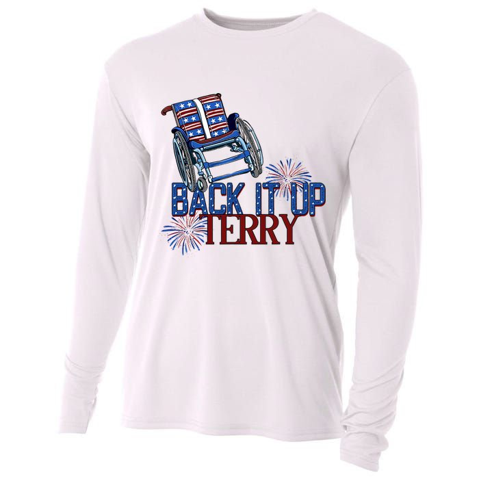 Back Up Terry Put It In Reverse Firework 4th Of July Groovy Cooling Performance Long Sleeve Crew