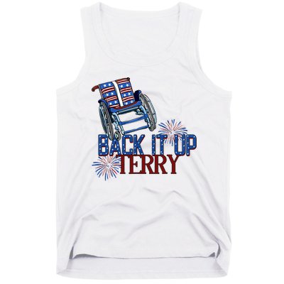 Back Up Terry Put It In Reverse Firework 4th Of July Groovy Tank Top