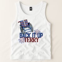Back Up Terry Put It In Reverse Firework 4th Of July Groovy Tank Top