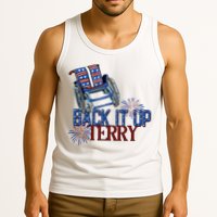 Back Up Terry Put It In Reverse Firework 4th Of July Groovy Tank Top