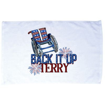 Back Up Terry Put It In Reverse Firework 4th Of July Groovy Microfiber Hand Towel