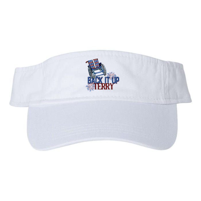Back Up Terry Put It In Reverse Firework 4th Of July Groovy Visor
