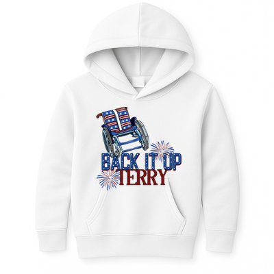 Back Up Terry Put It In Reverse Firework 4th Of July Groovy Kids Hoodie
