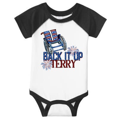 Back Up Terry Put It In Reverse Firework 4th Of July Groovy Infant Baby Jersey Bodysuit