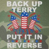 Back Up Terry Put It In Reverse Firework Funny 4th Of July Legacy Tie Dye Trucker Hat