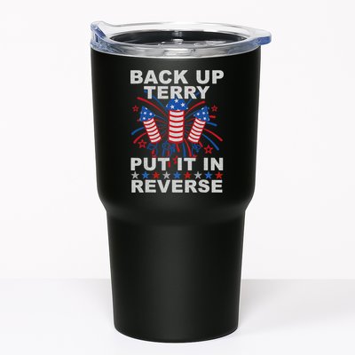 Back Up Terry Put It In Reverse Firework Funny 4th Of July Tumbler