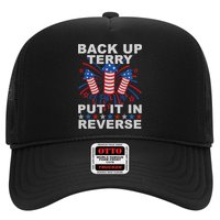 Back Up Terry Put It In Reverse Firework Funny 4th Of July Trucker Hat