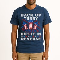 Back Up Terry Put It In Reverse Firework Funny 4th Of July Tall T-Shirt