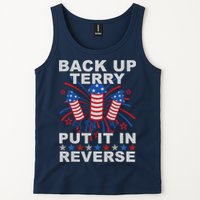 Back Up Terry Put It In Reverse Firework Funny 4th Of July Tank Top