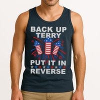 Back Up Terry Put It In Reverse Firework Funny 4th Of July Tank Top