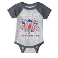Back Up Terry Put It In Reverse Firework Funny 4th Of July Infant Baby Jersey Bodysuit