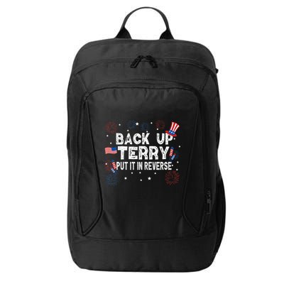 Back Up Terry Put It In Reverse Funny 4th of July City Backpack