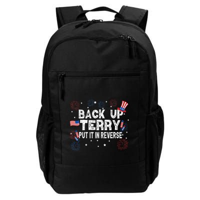 Back Up Terry Put It In Reverse Funny 4th of July Backpack