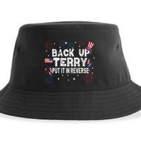 Back Up Terry Put It In Reverse Funny 4th of July Sustainable Bucket Hat